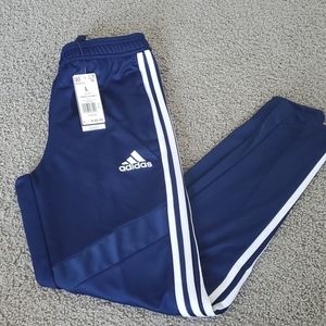 Blue adidas pants